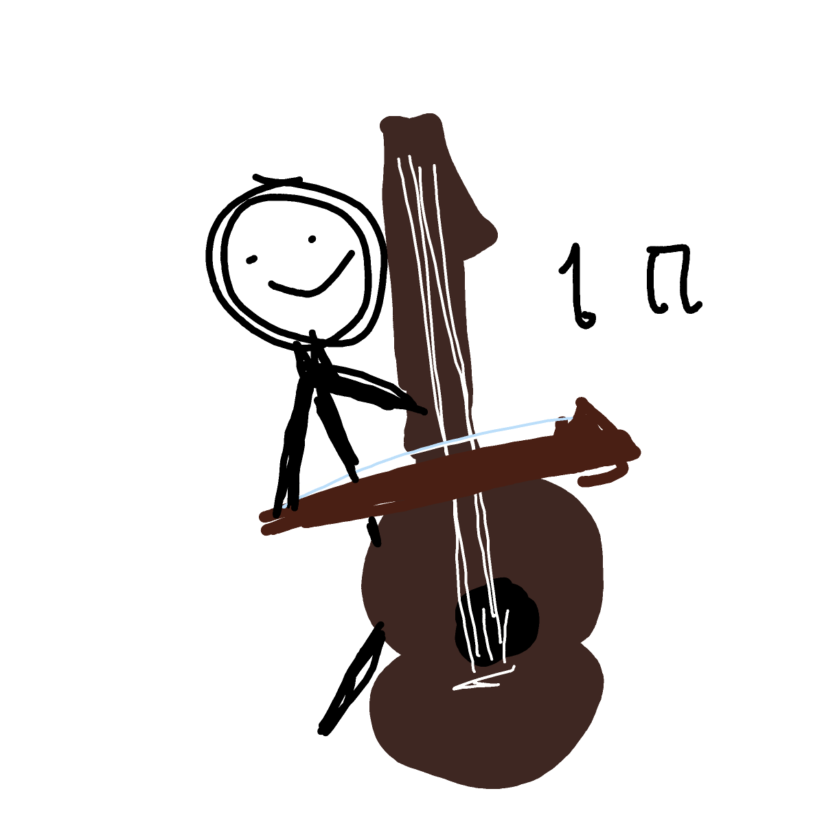 Cello drawing by MoDarsot