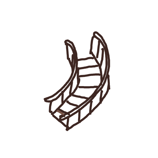 Stairs drawing by doublem