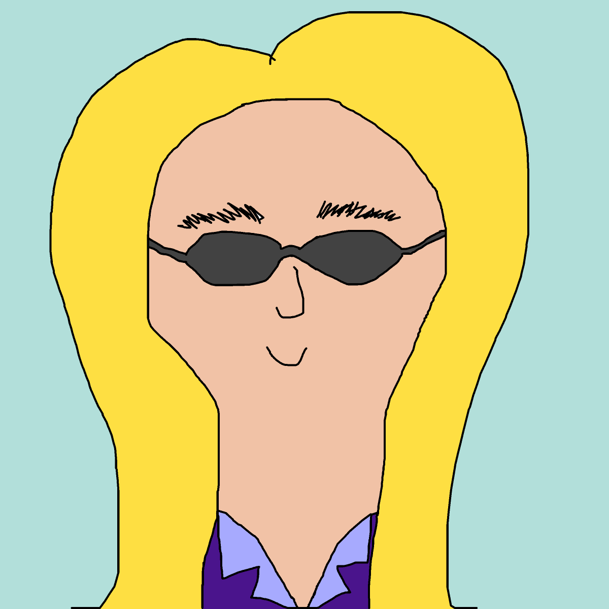 Sunglasses drawing by krissywissy