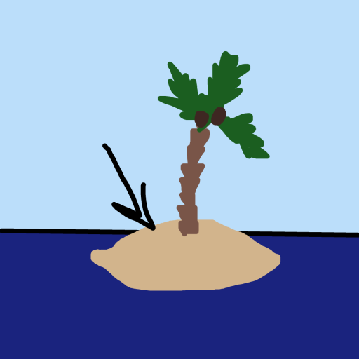 Island drawing by rich-bold-mage