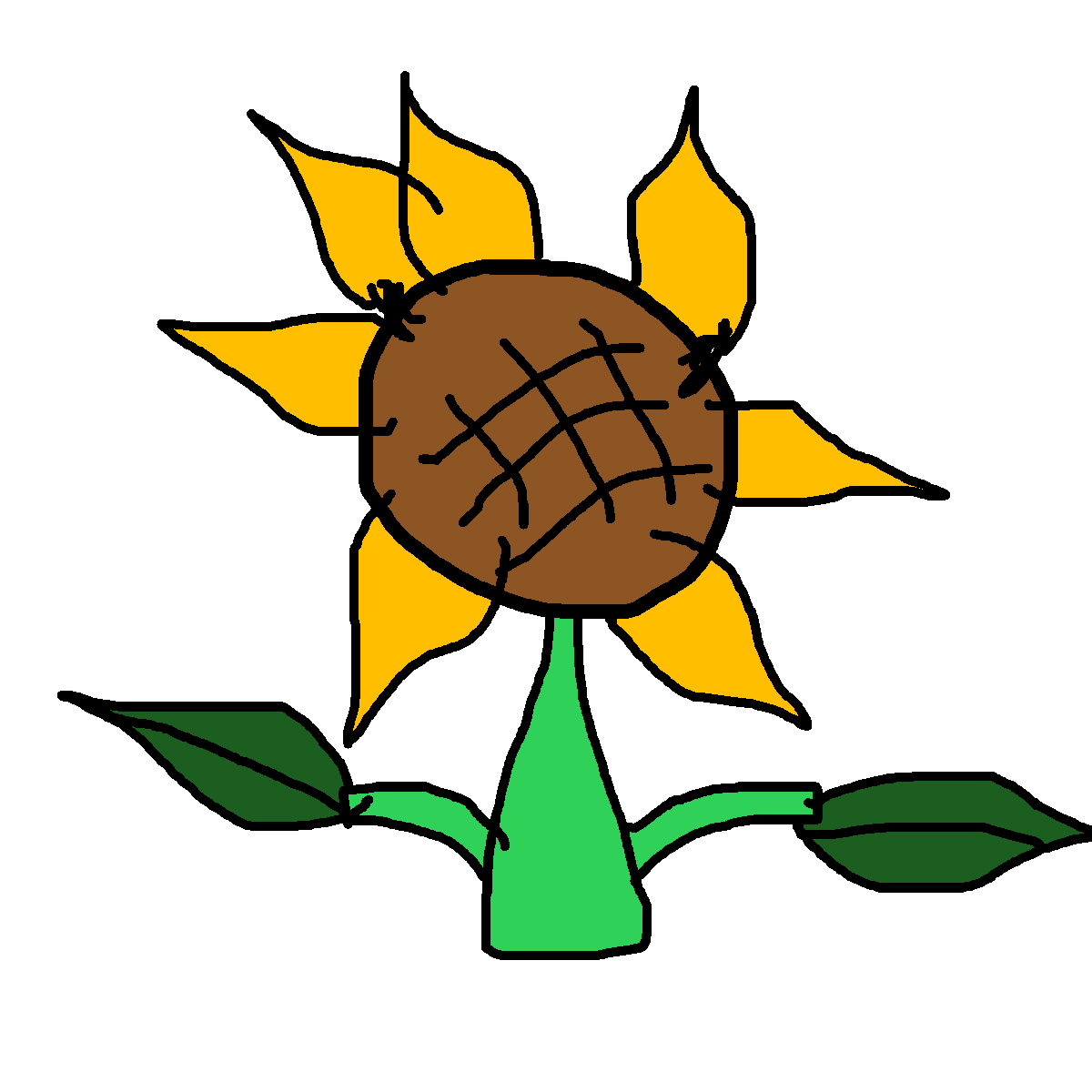 Sunflower drawing by mikestam195