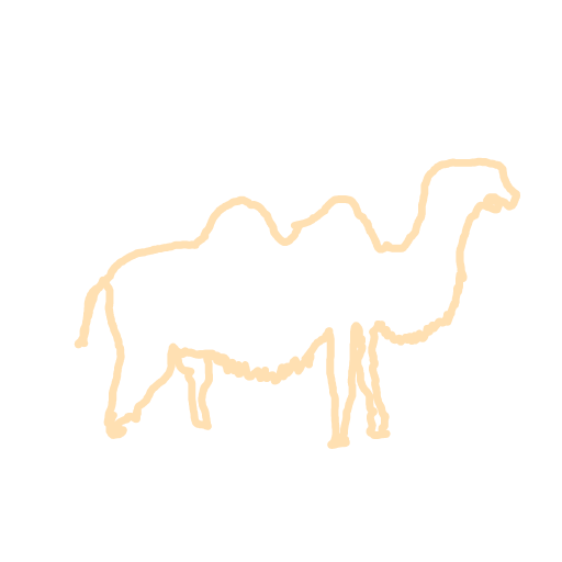 Camel drawing by godor