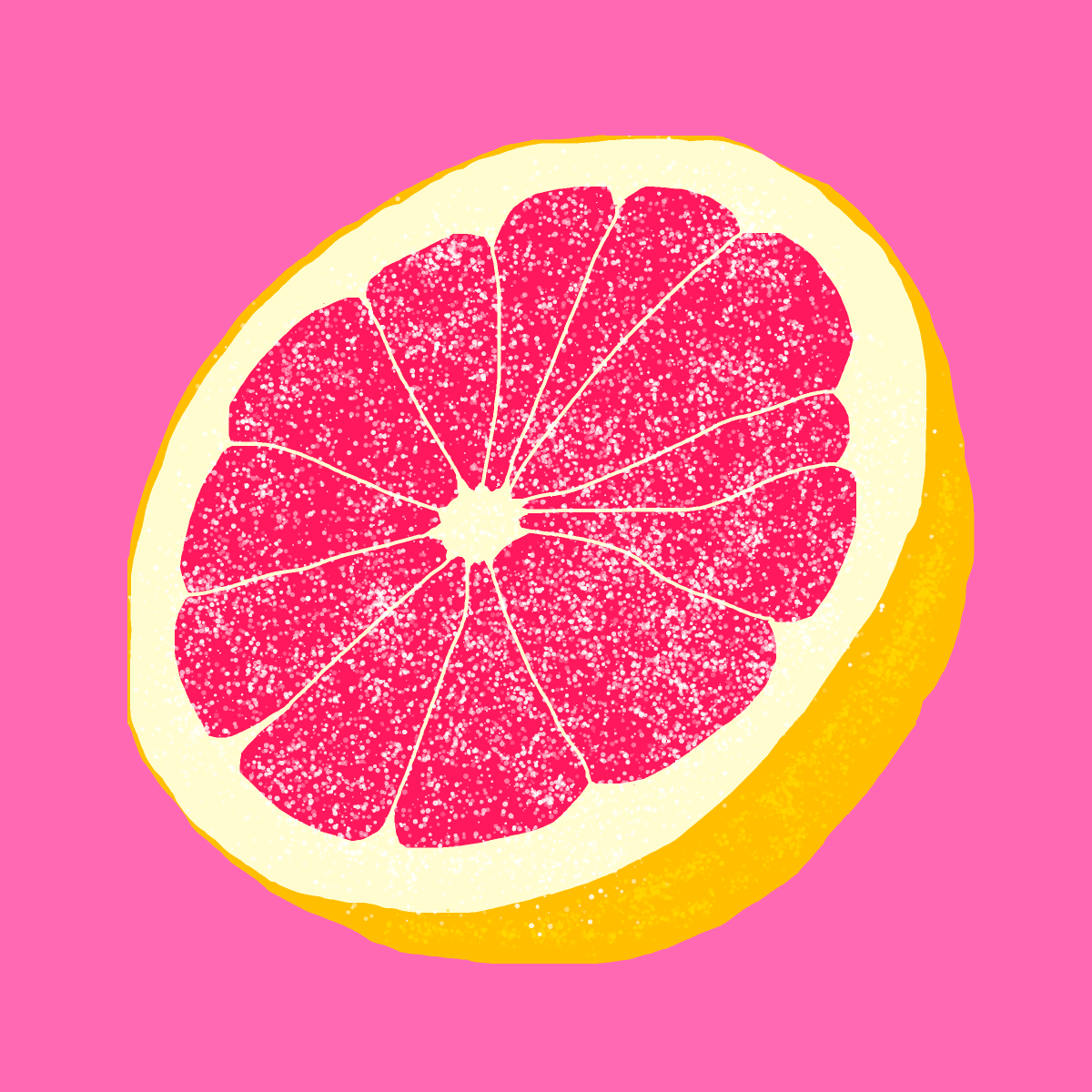 Grapefruit drawing by jashezilla