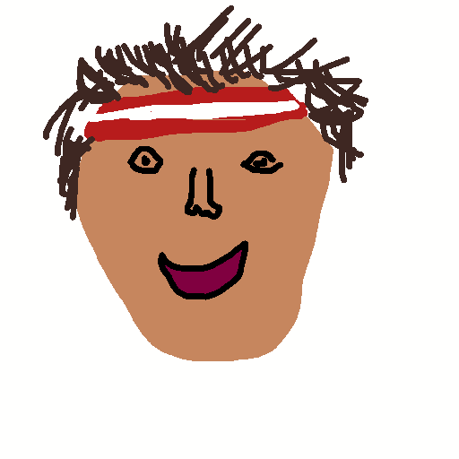 Headband drawing by pancakes palette