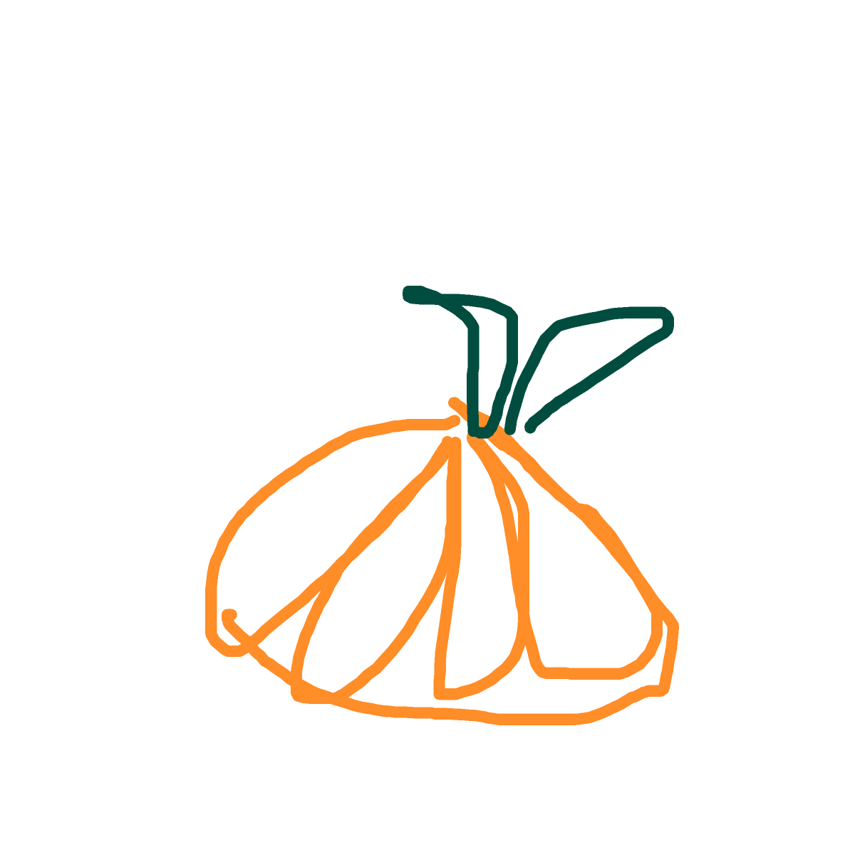 Pumpkin drawing by cyan-bronze-net
