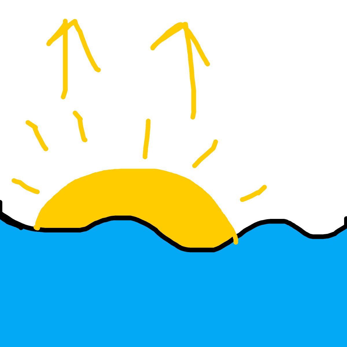 Sunrise drawing by mikestam195