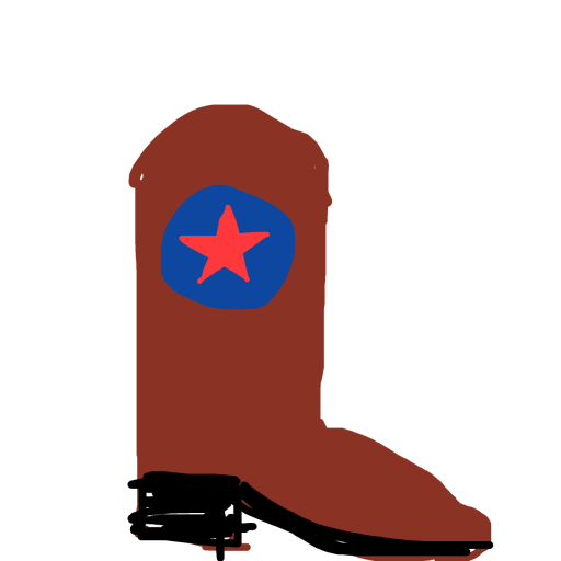 Cowboy Boots drawing by rare-huge-ninja