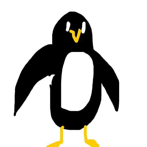 Penguin drawing by tandman