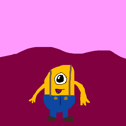 Minion drawing by pancakes palette