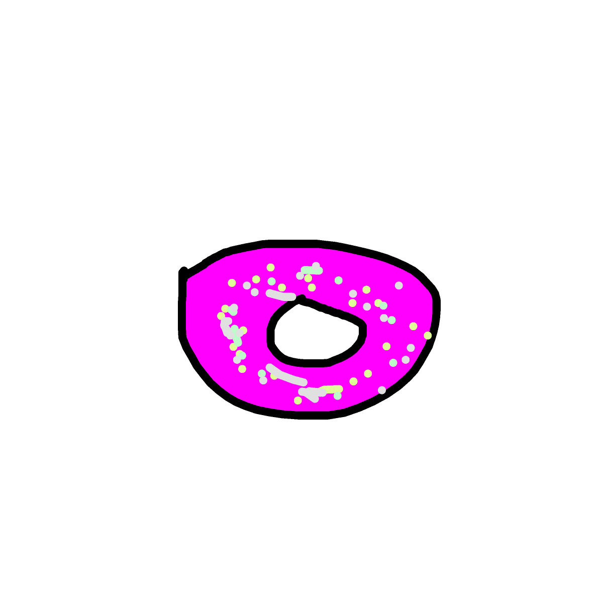 Donut drawing by fresh-amber-realm