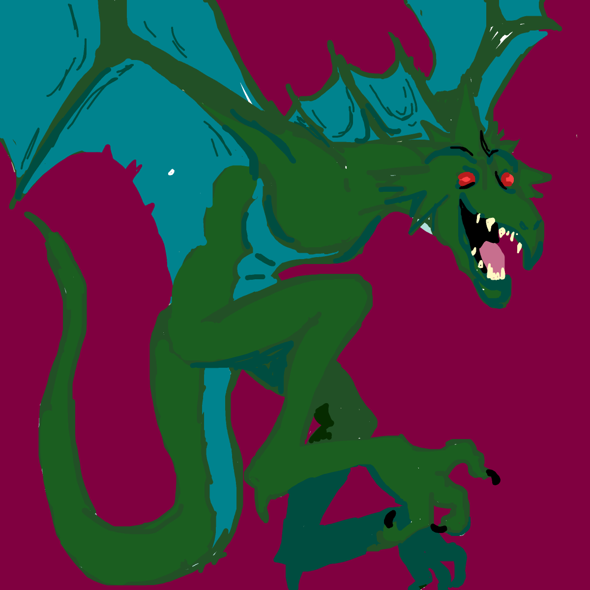 Wyvern drawing by knoxy