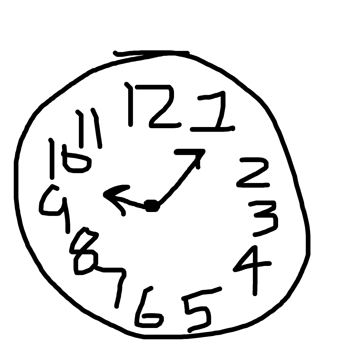 Clock drawing by mikestam195