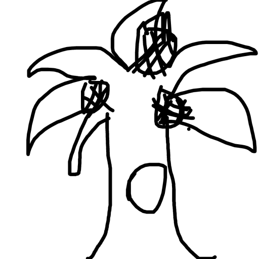 Palm Tree drawing by amber-star-type