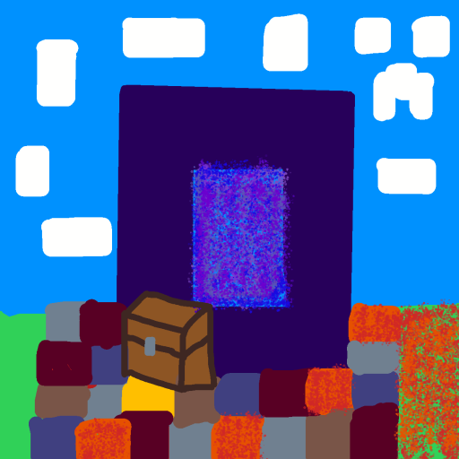 Portal drawing by monthra