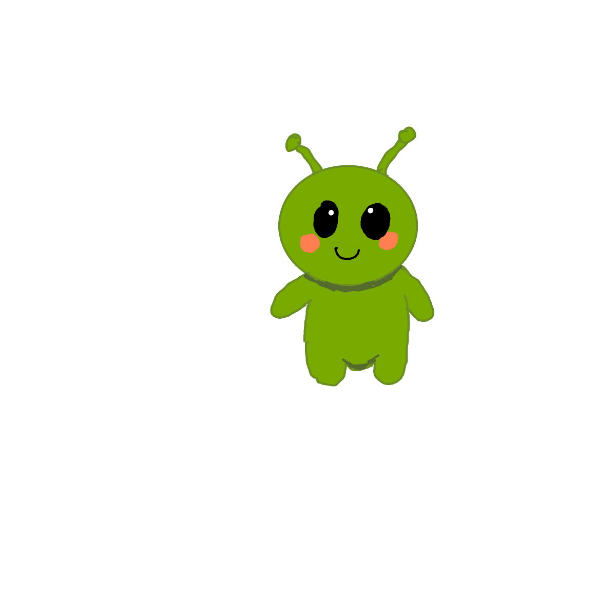 Alien drawing by mely