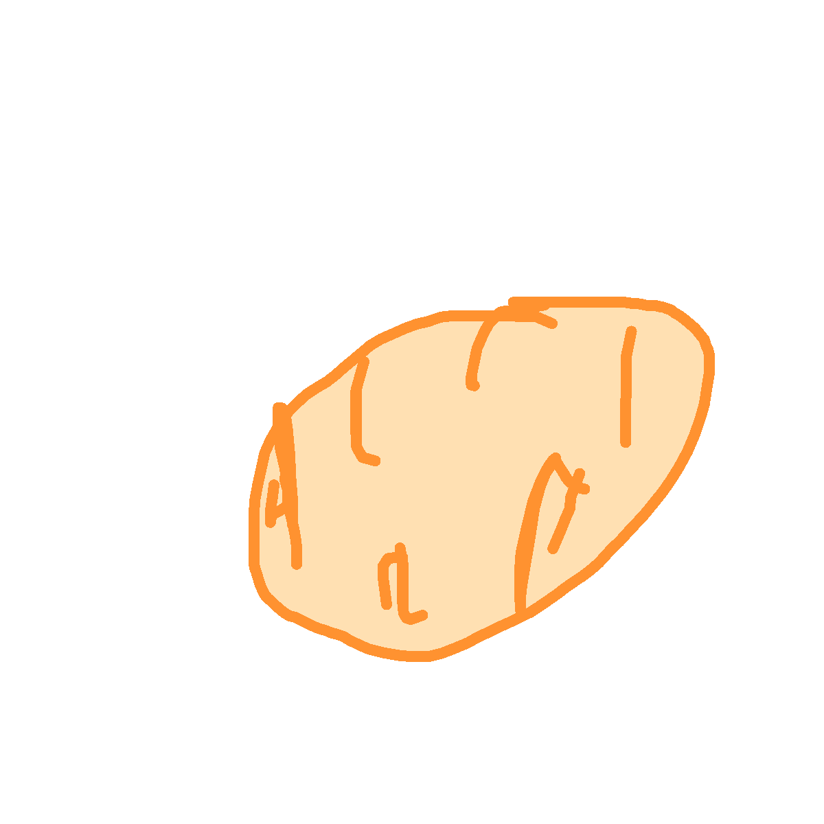 Potato drawing by cyan-beta-earth