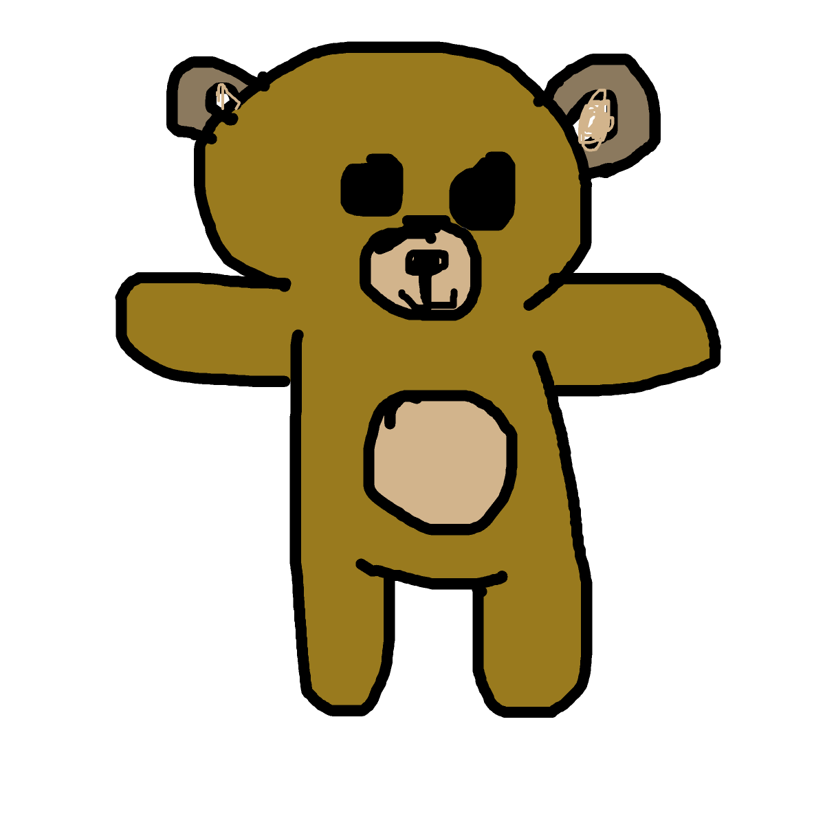 Teddy Bear drawing by mikestam195