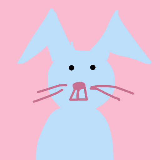 Bunny drawing by grou