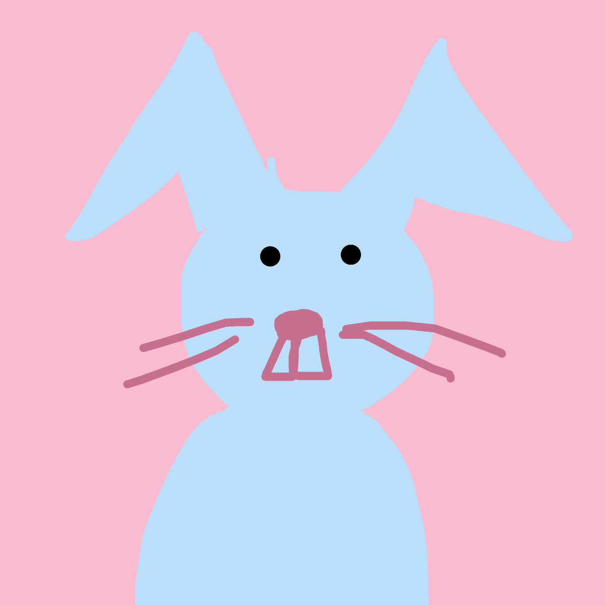 Bunny drawing by grou