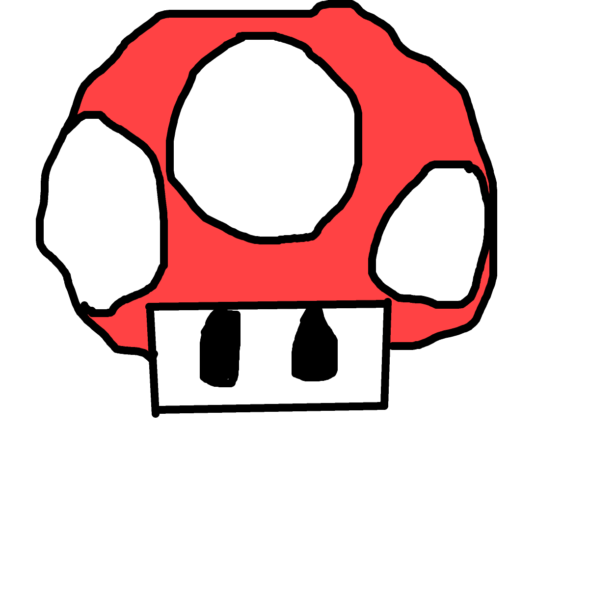 Mushroom drawing by nyca