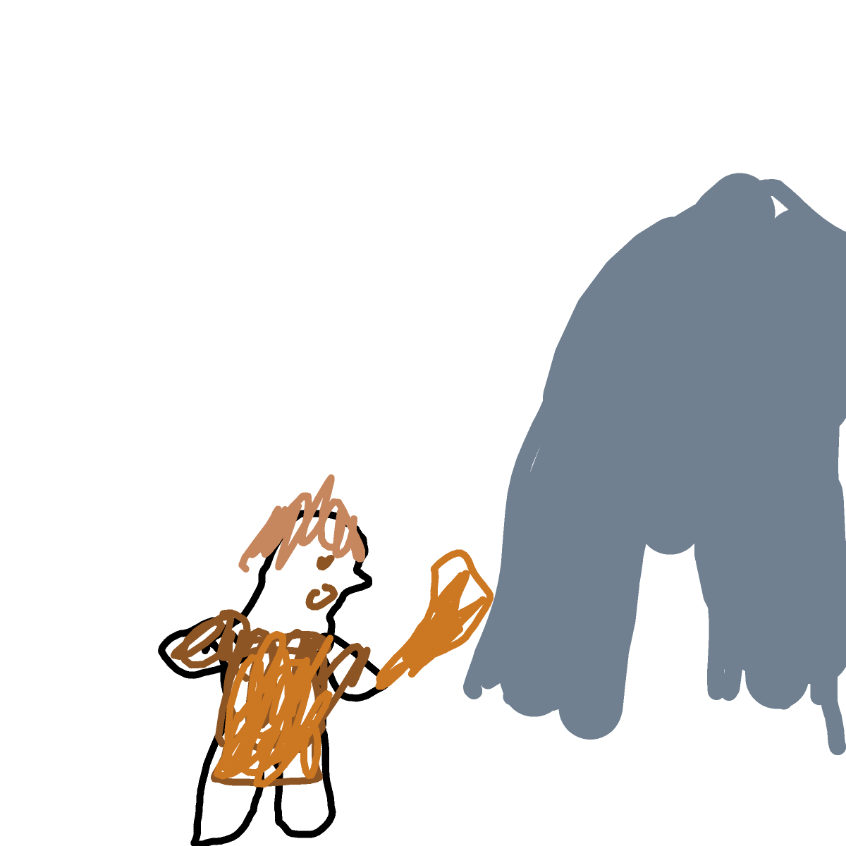 Caveman drawing by magic-vivid-guru