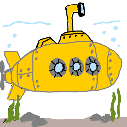 Submarine drawing by manders
