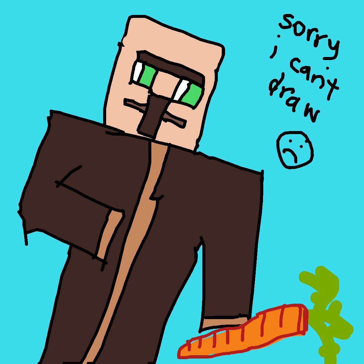Villager drawing by krissywissy