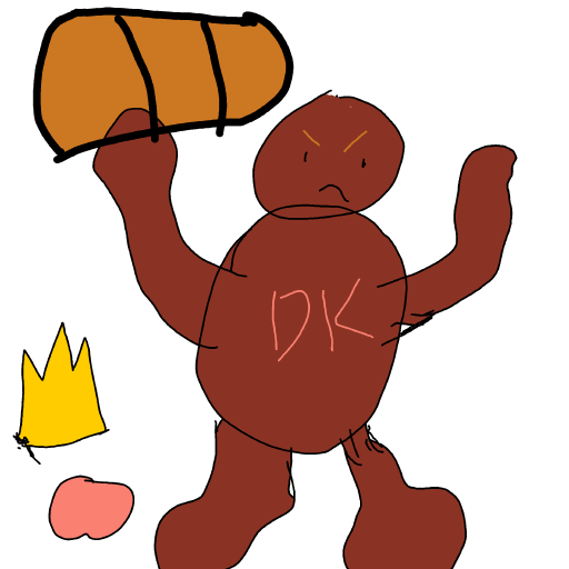 Donkey Kong drawing by Shandi