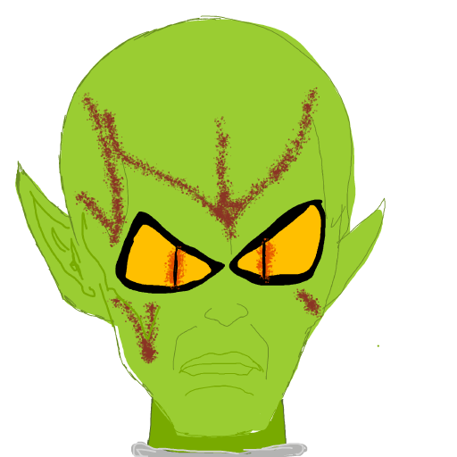 Alien drawing by nuchalant