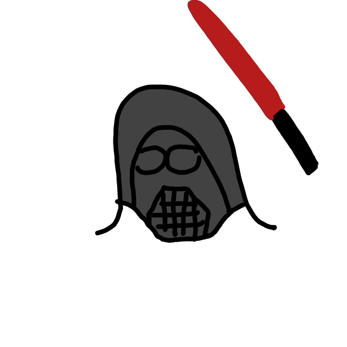 Darth Vader drawing by harryw