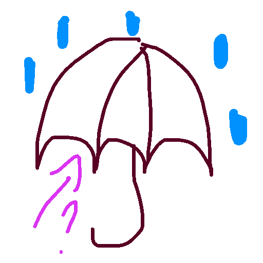 Umbrella drawing by grou