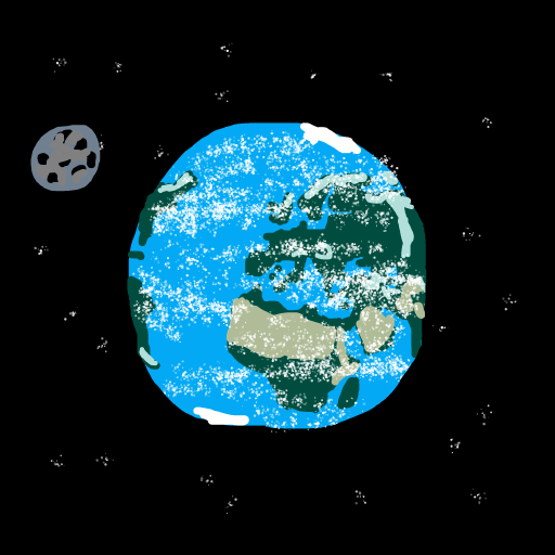 Earth drawing by godor