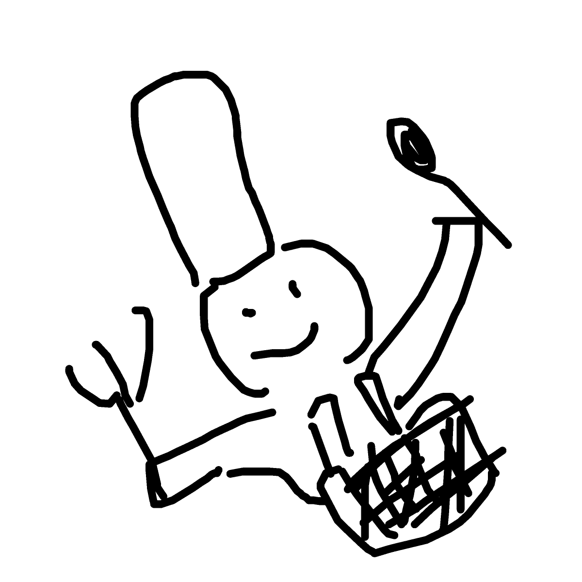 Chef drawing by edge-prime-rogue