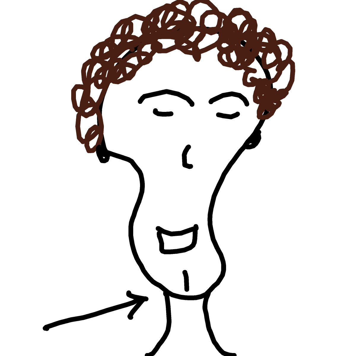 Chin drawing by godor