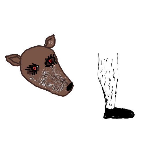 Calf drawing by open-just-bard