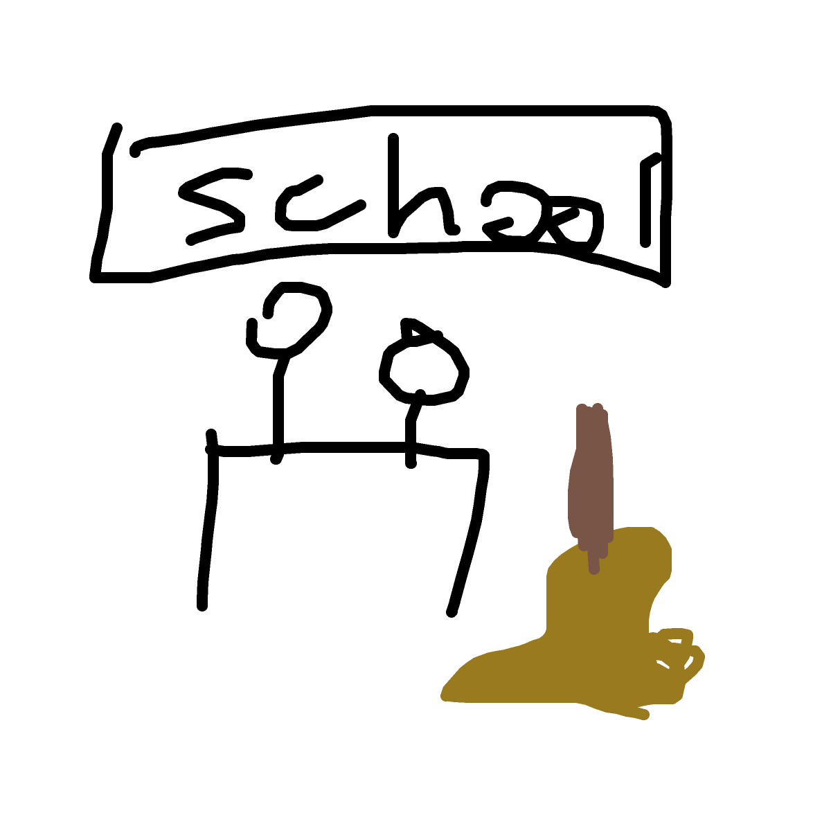 School Bell drawing by neat-sun-drawer