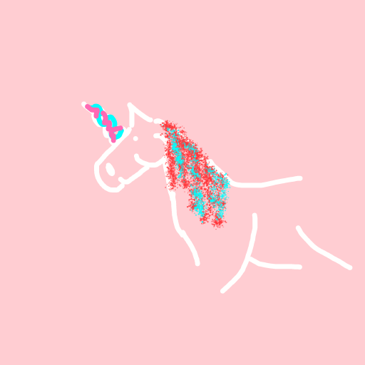 Unicorn drawing by isi