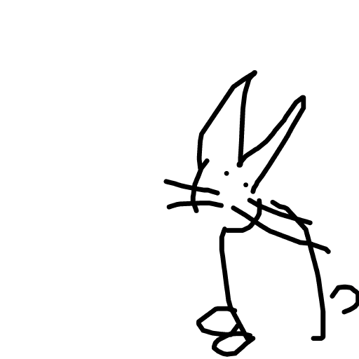 Bunny drawing by joolz