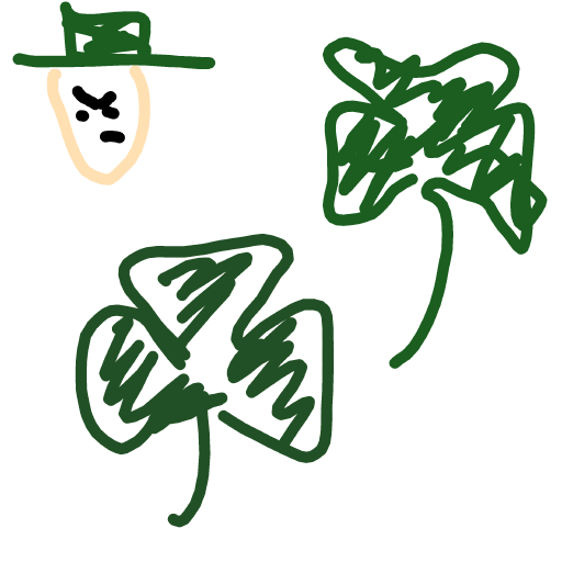 Shamrock drawing by dietchola