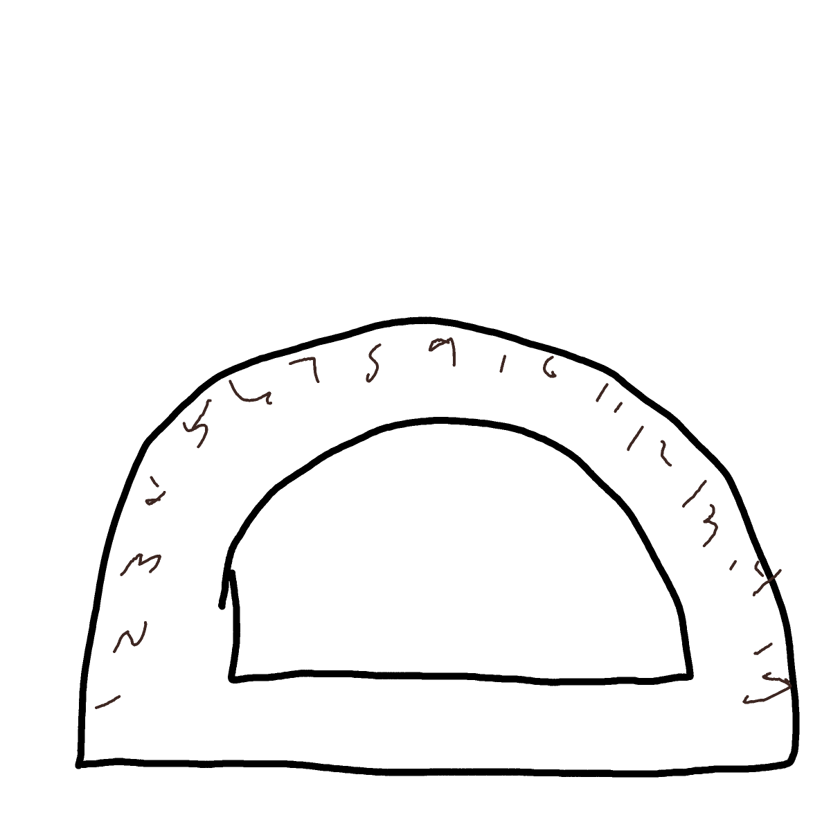 Protractor drawing by coal-mild-peace