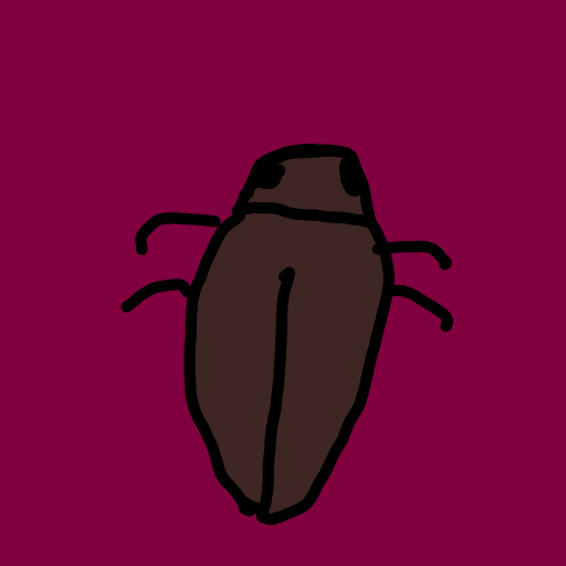 Beetle drawing by Guardianoflives