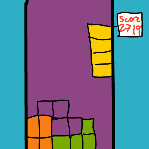 Tetris drawing by ismael