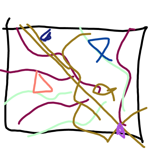 Map drawing by Betsy