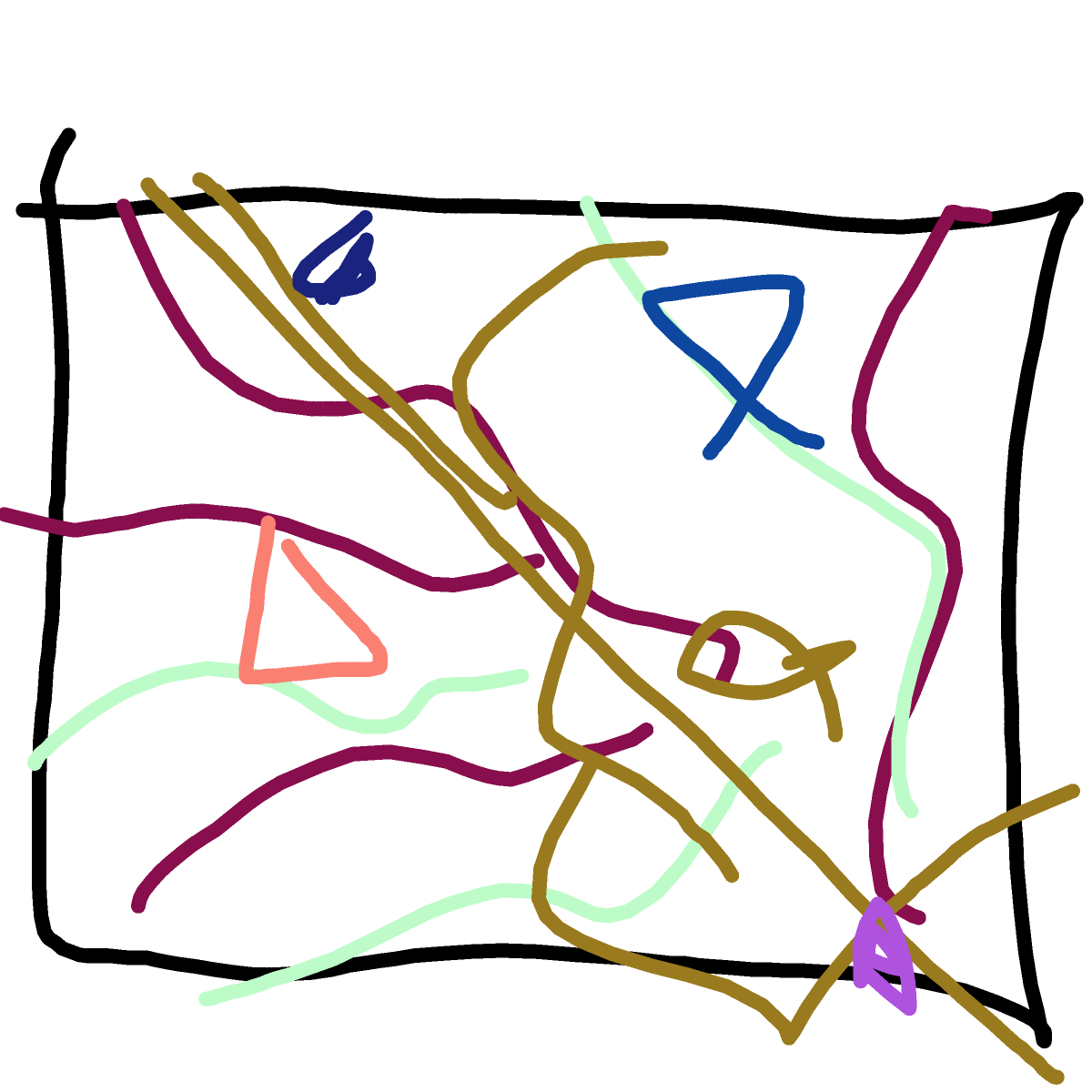 Map drawing by Betsy