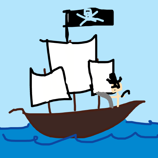 Pirate Ship drawing by piratedgender