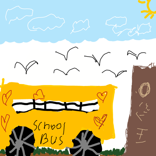 School Bus drawing by crisp-max-might