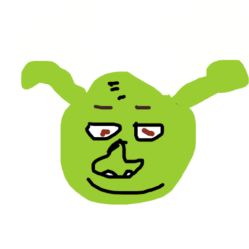 Shrek drawing by louie
