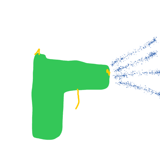 Water Gun drawing by Shandi