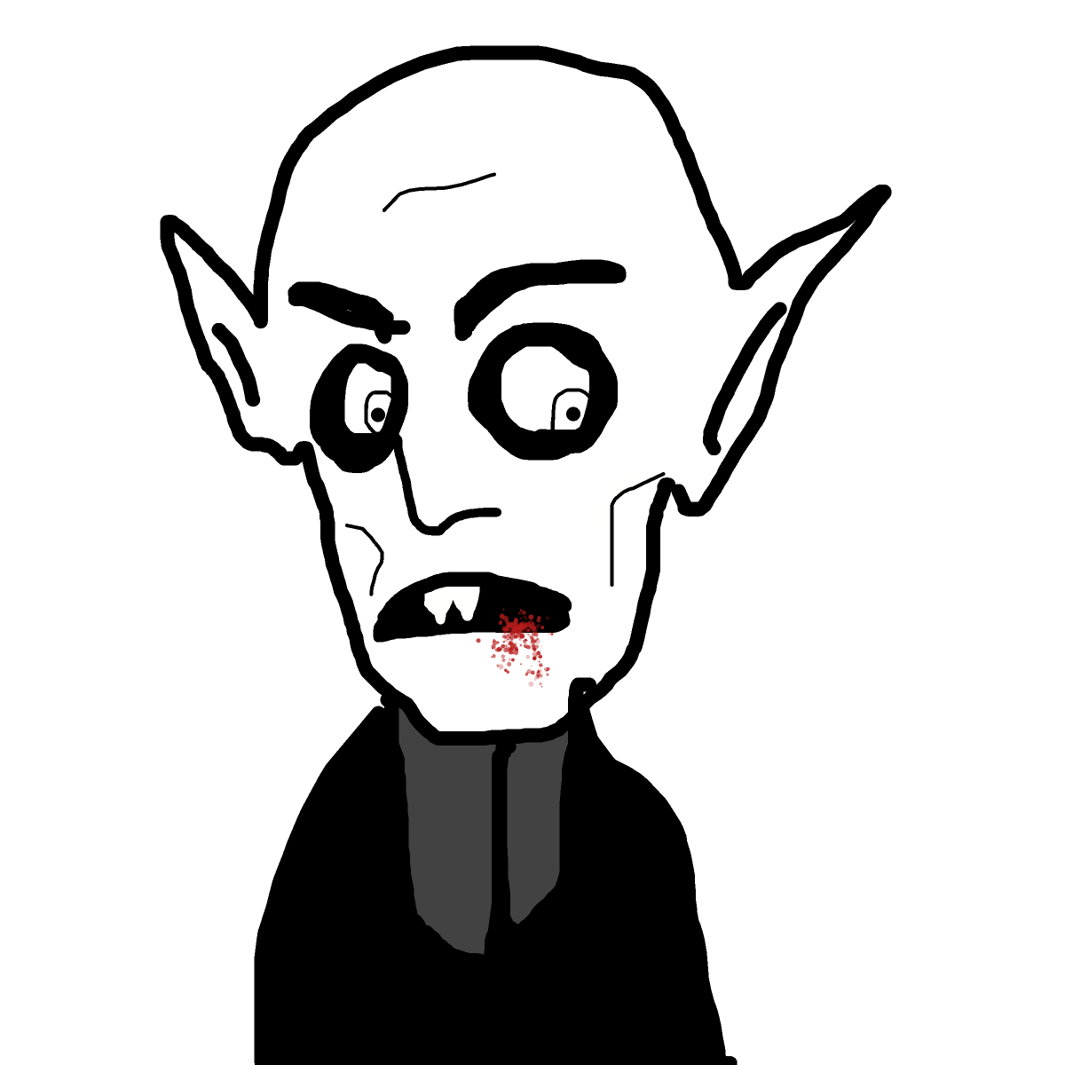 Dracula drawing by countnicula