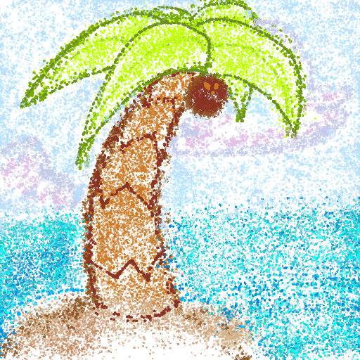 Palm Tree drawing by nammy